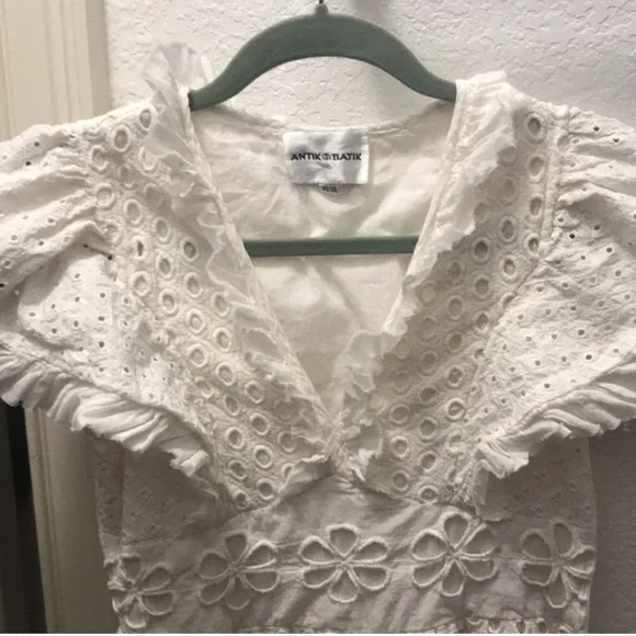 Antik Batik Jada Long Dress in Cream size 36 (xs) - Picture 5 of 7